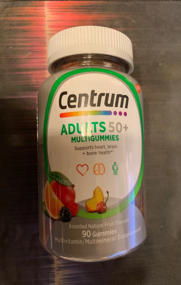 Centrum MultiGummies Multivitamínico Gomoso para Adultos 50 Plus, Multivitamínico/Multimi Foto 2 de 4