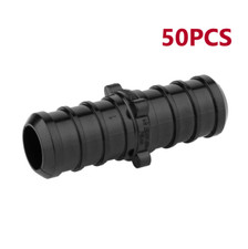 EFIELD 50PCS 1/2" Pex Poly PPSU Barb Crimp Coupling-NSF, cUPC Lead Free 