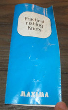 Practical Fishing Knots Pamphlet Booklet Maxima Fishing Tackle
