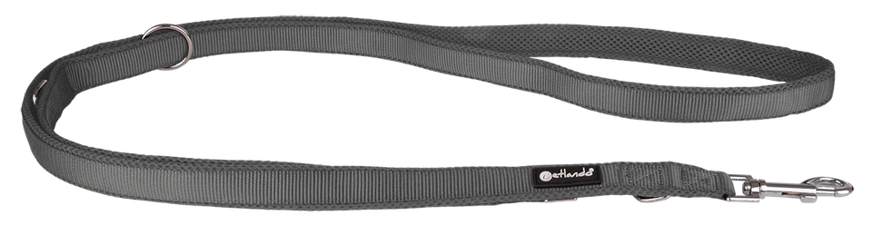 Petlando 2,3 m Mesh Führleine Hund Leine verstellbar Hundeleine anthrazit Gr.S-L