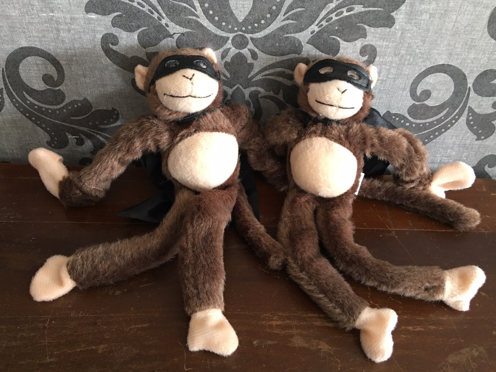 Lot Flingshot Slingshot Flying Screaming Monkey Plush Brown Cape Mask Toy atelieryuwa.ciao.jp