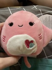 NWT Squishmallows Saxa the Sting Ray 5 Valentines 2023
