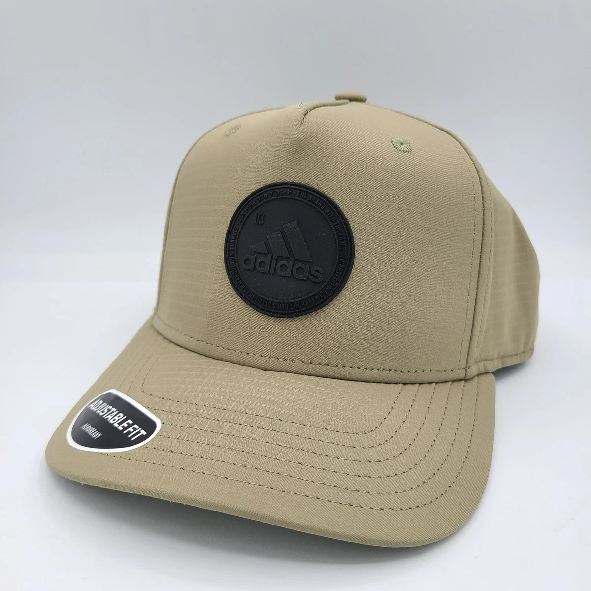 Olive green adidas hat top