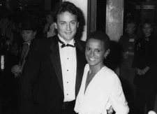Shari Belafonte husband Robert Harper attend an unspecified awards- Old Photo
