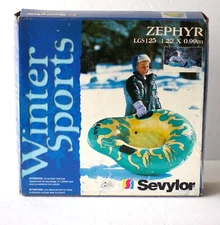 Vintage Sevylor Winter Sports Zephyr Snow Tube 48x39 NEW SEALED
