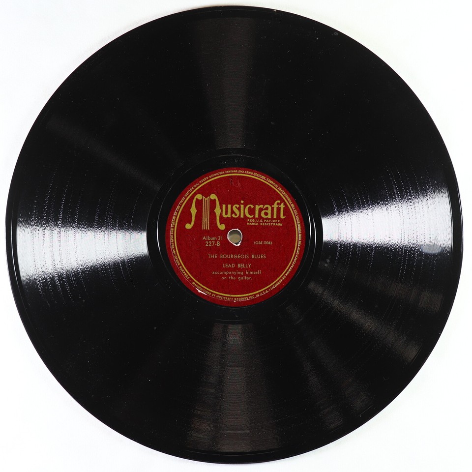 Blues 78 Lead Belly The Gallis Pole/Bourgeois Blues Musicraft