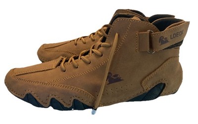 L Deck High Top Deedlite Urbano Chukka Style Walking Show/Brown Suede 6.5/5.5