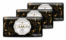 3x125g CAMAY Chic Saponetta Soap Bar Profumo Elegante Bellezza Classica