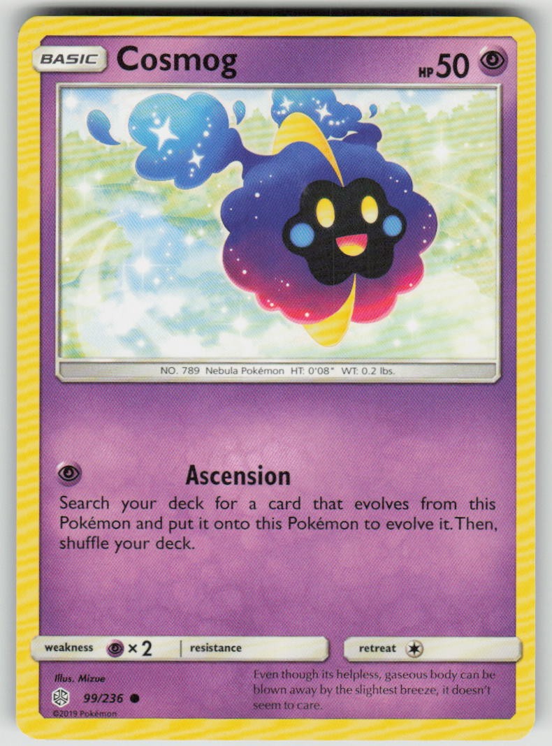 Pokemon Cosmog 99/236 SM - Cosmic Eclipse Normal