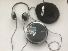 2004 Philips Portable Disc Walkman AX5311/17 Discman Player, Case Headphones