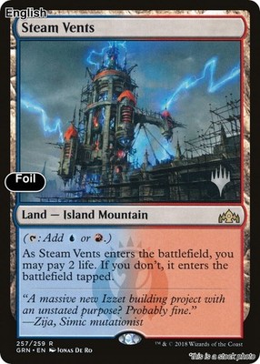 Steam Vents EN [PPELD - 257] - NM [Foil] TCG MTG
