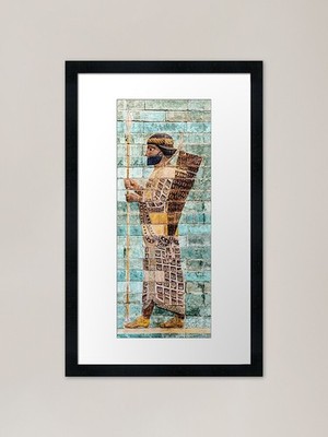 Persian Immortal 03 gerahmtes Kunstdruck gerahmtes Wandbild Poster Leinwanddruck Bild