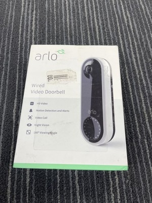 Arlo Wired Video Doorbell AVD1001W100NAS - New In Box