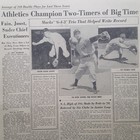 Philadelphia Athletics 1952 Ed Joost Pete Suder Ferris Fain Clean Original  — photo 2
