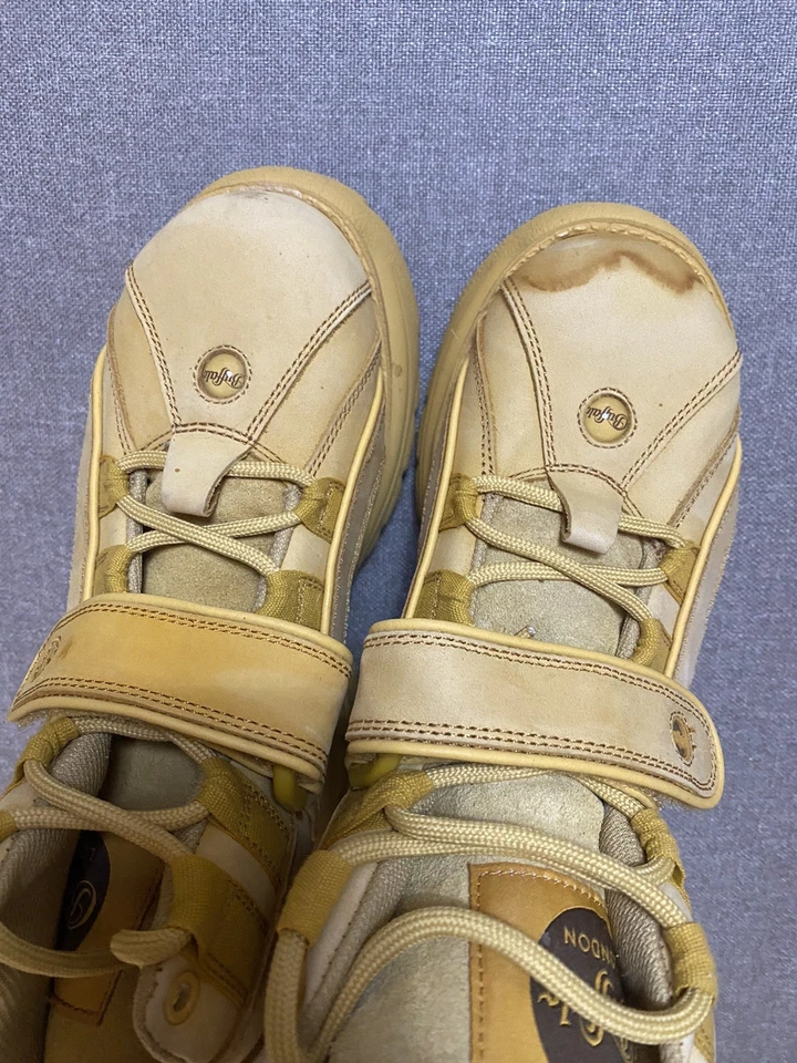 Buffalo 39 Platform Classic 1348 Gelb Weiss Sneakers Woman Used Rave Party - Imagen 3 de 4