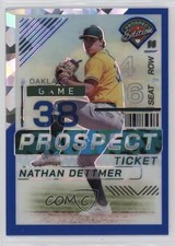 2024 Panini Prospect Edition Blue Ice Prizm 50/299 Nathan Dettmer #109 ms9