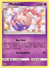 Musharna 89/236 : Uncommon Mint/Near Mint Pokemon Card : SM11: Unified Minds