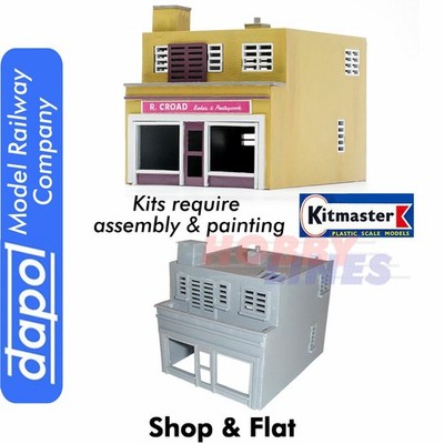 MODERN SHOP & FLAT Modelleisenbahn BausatzMaster Bausatz Dapol OO Spur C031