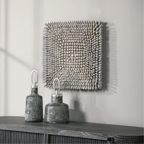 Uttermost 04264 Portside Light Wood Wood Wall Panel - Picture 2 of 6