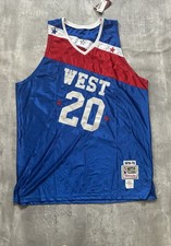 All star WEST Maurice Lucas #20 Hardwood Classics XXL Mitchell & Ness JERSEY NEW
