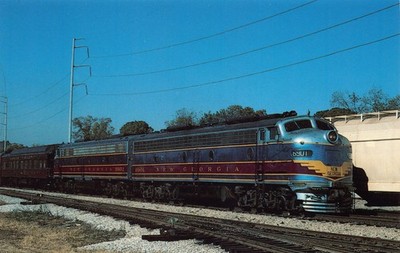 GA~GEORGIA~ATLANTA~NEW GEORGIA RAILROAD EXCURSION TRAIN SHOWN IN 1989