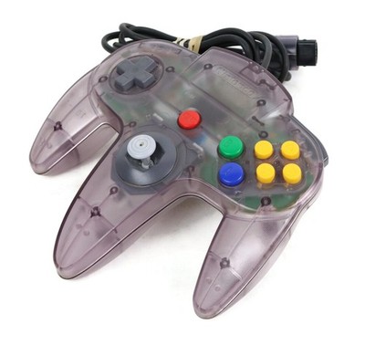 Nintendo 64 Atomic Purple controller - Tested Working Authentic