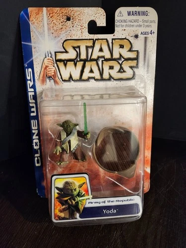 Yoda Army Of The Republic 2003 STAR WARS The Clone Wars TCW MOC #44
