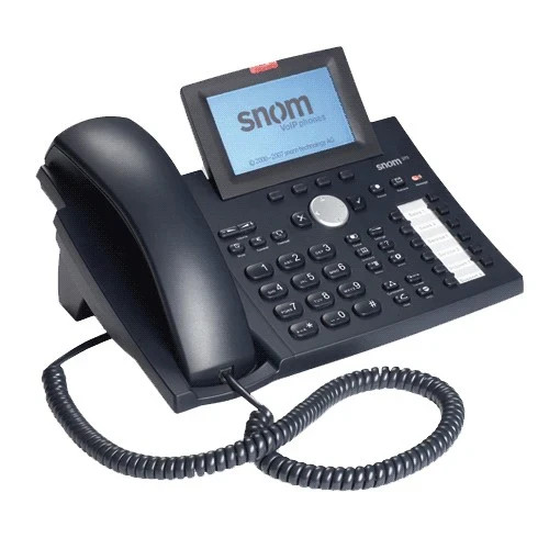 Snom 370 VoIP Phone For Office, Business or Home SIP IP PoE Black NEW
