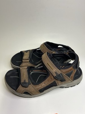 ECCO Offroad Yucatan Brown Hiking Walking Sandal Gorpcore EU 43 US 9 9.5