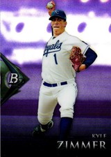 2014 Bowman Platinum - Purple Refractor Prospects Kyle Zimmer #BPCP7 (RC).