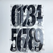 Choose Any Name+Number Black Premier League 1997/2006 Velvet Player Size Iron On