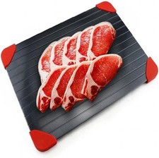 Quick Defrost Tray Rapid Thaw Plate Board for Defrosting Meat Frozen Food Metal
