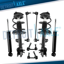 AWD Front Struts Rear Shocks Sway Bar Links Kit for 2014 - 2018 Jeep Cherokee