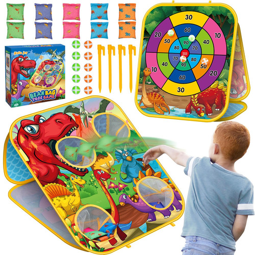 Bean Bag Toss Game for Kids - Cornhole Board Outdoor Toys for Toddlers -Party... - Picture 1 of 8