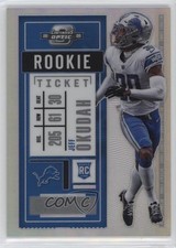 2020 Panini Contenders Optic Rookie Ticket Silver Prizm Jeff Okudah #98 1p2e
