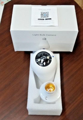 JOOAN AI Smart Camera Wi-Fi Bulb Security Camera, W Motion Tracking.