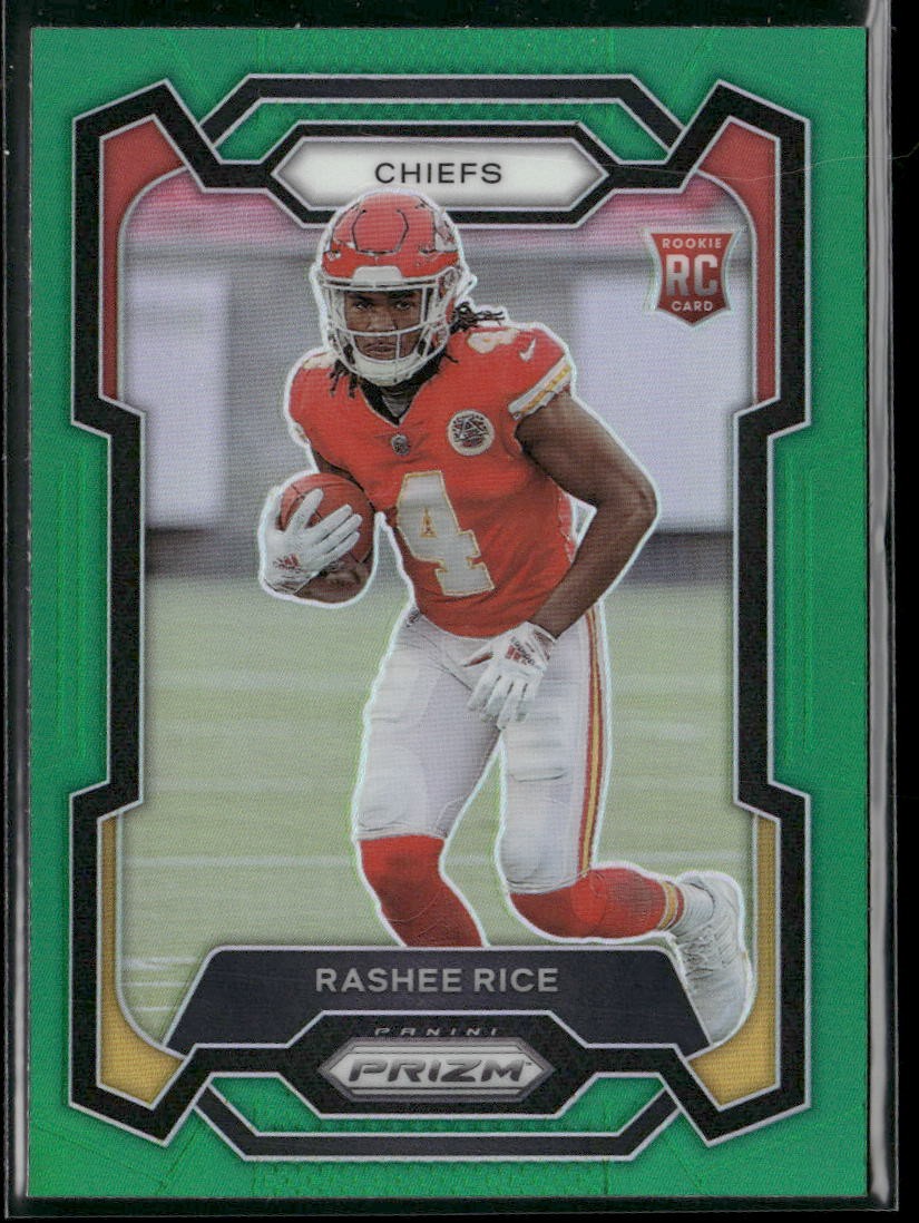 2023 Panini Prizm #350 Rashee Rice Green
