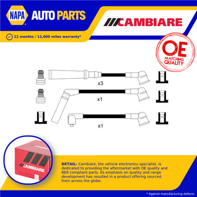 HT Leads Ignition Cables Set fits NISSAN FIGARO FK10 1.0 91 to 92 Cambiare New