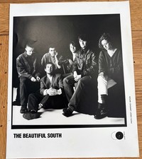 The Beautiful South - Paul Heaton - B&W promo photo Go Discs - 8x10 - 1990s