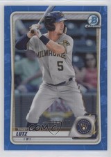2020 Bowman Draft Chrome Blue Refractor 38/150 Tristen Lutz #BD-68 a2e