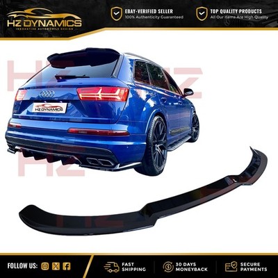 FÜR AUDI Q7 4M SQ7 S LINE HECK DACH KOFFERRAUM FLÜGEL SPOILERLIPPE GLANZ SCHWARZ 2016-2019