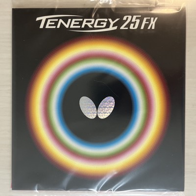 Butterfly Tenergy 25 FX Black 1.9 mm Thick A 05910 Table Tennis Rubber