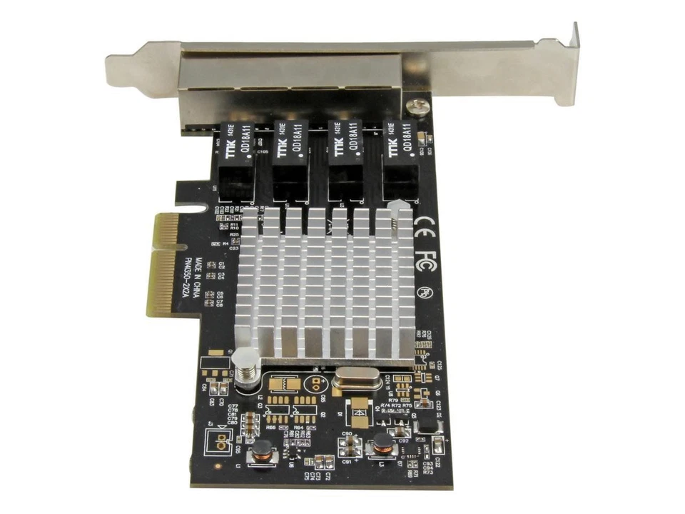 StarTech.com 4-Port Gigabit Ethernet Network Card w/ Intel Chip, PCI Express, - Image 3 of 4