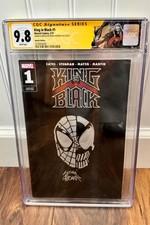 Ryan Stegman Spider-Man/Venom Sketch CGC 9.8 King In Black#1 Knull Custom Label