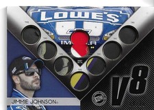 2012 PRESS PASS REDLINE GOLD V8 JIMMIE JOHNSON 5 COLORS 09/10