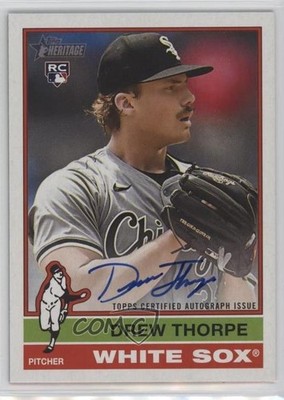 2025 Topps Heritage Real One Drew Thorpe #ROA-DT Auto 8q5