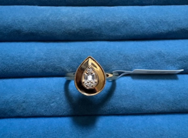 Clarte Gatsby Collection Moissanite Ring - Size 10