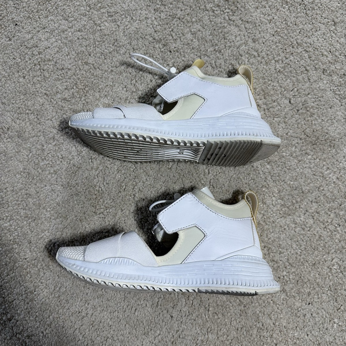 Puma x Fenty By Rihanna White Avid Streetwear Lace Up Sneaker Trainer  Shoes