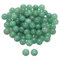 100Stk GrüNe Aventurin NatüRliche Steinperlen 10Mm Runde Lose Perlen