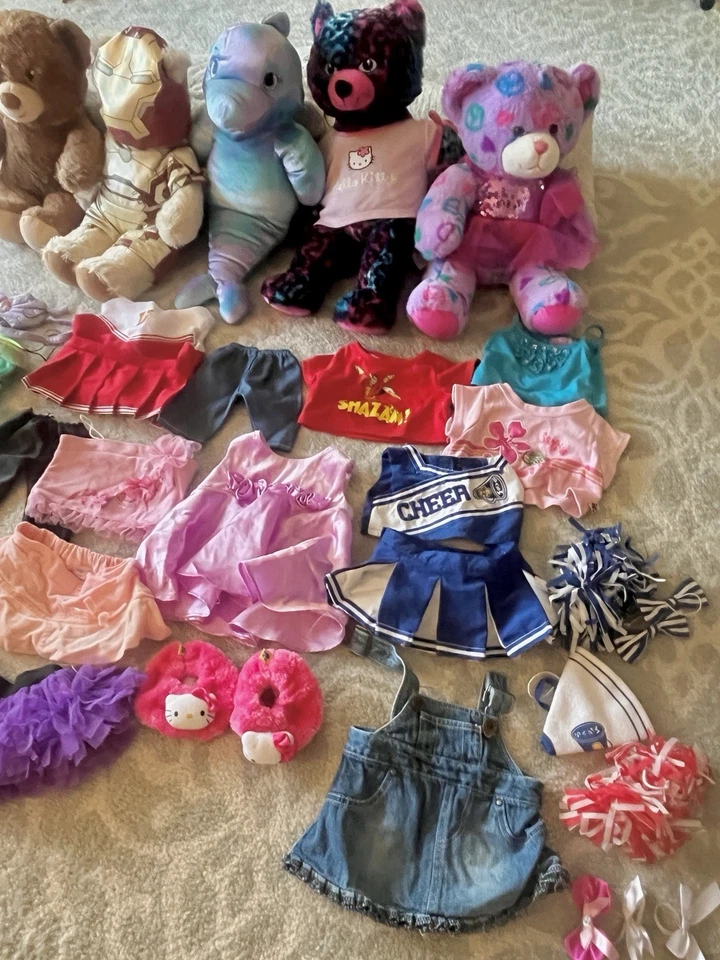 Gran Lote De Construir Un Oso Ropa Trajes Accesorios Zapatos Sirena Animadora Foto 3 de 4
